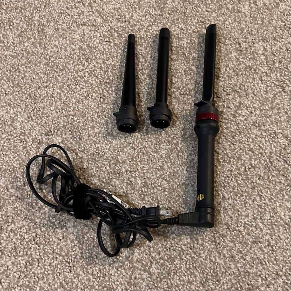 NWOT Tool Science Curling Wand Set with Attachments - Picture 5 of 5